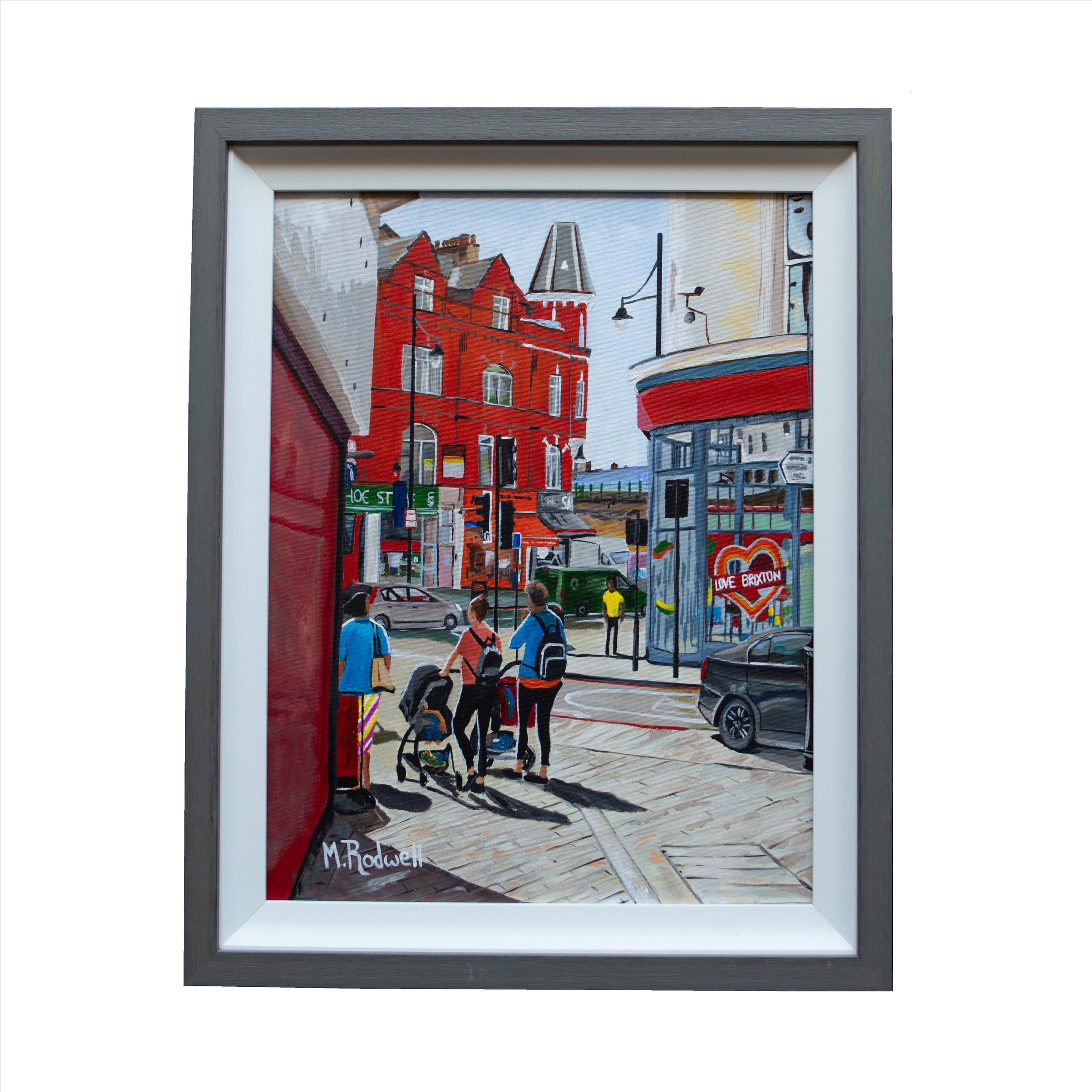 Brixton High Street Mums Shopping Painting