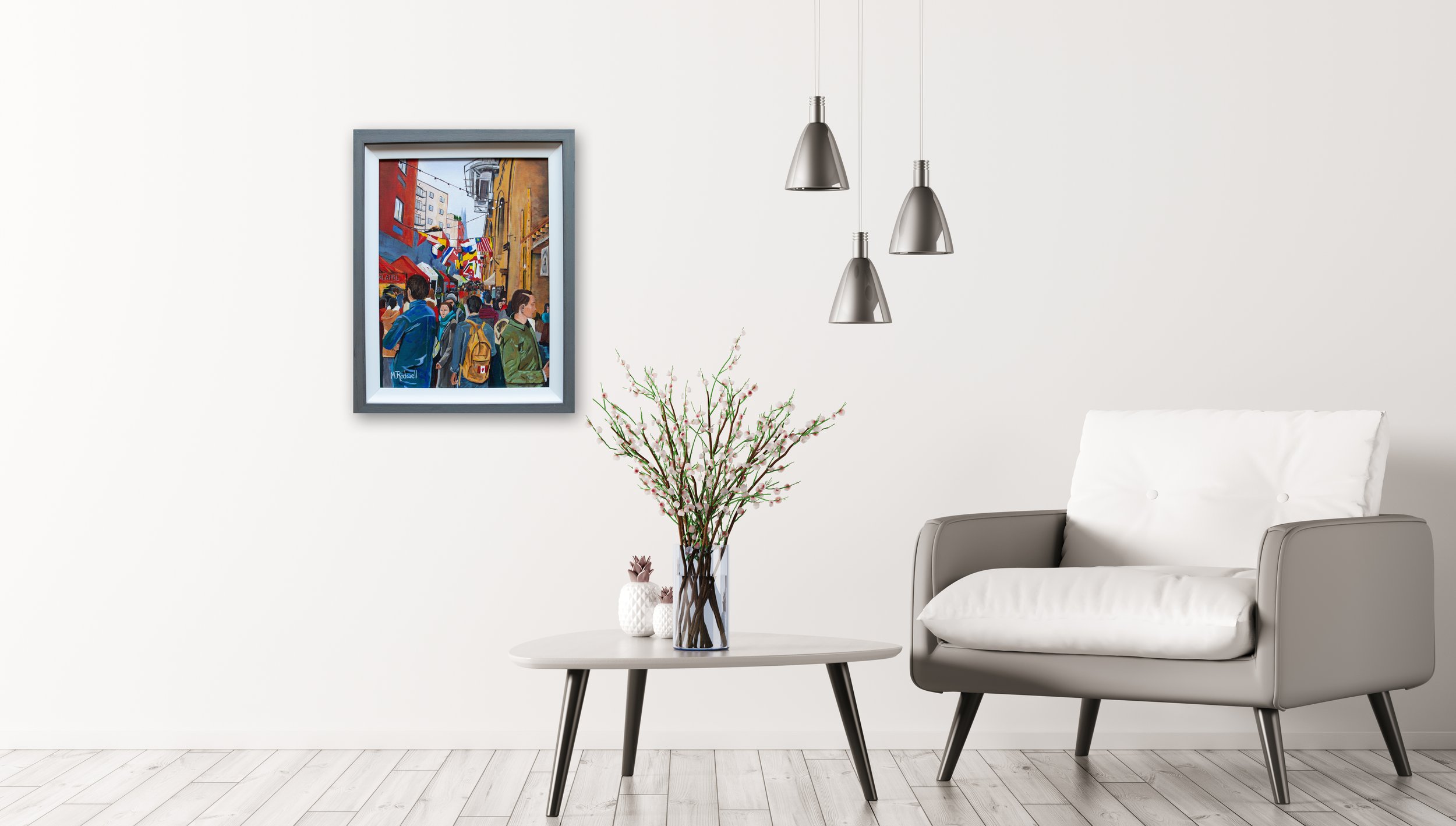 Matlby Street Market Canvas Painting