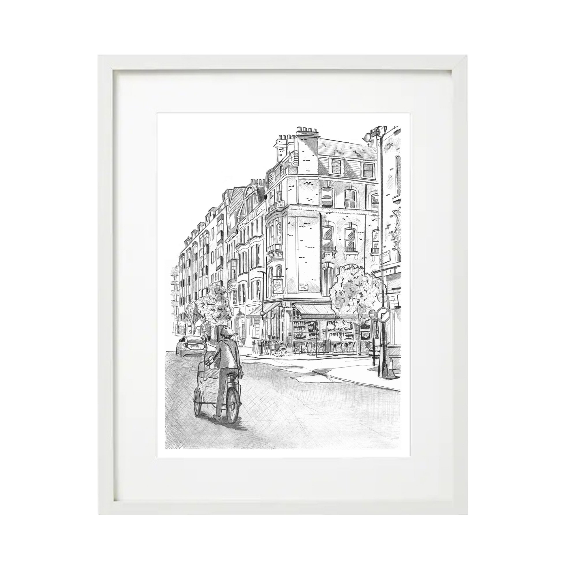 240+ Pencil Drawing Street Paris France Drawing Illustrations, Royalty-Free  Vector Graphics & Clip Art - iStock