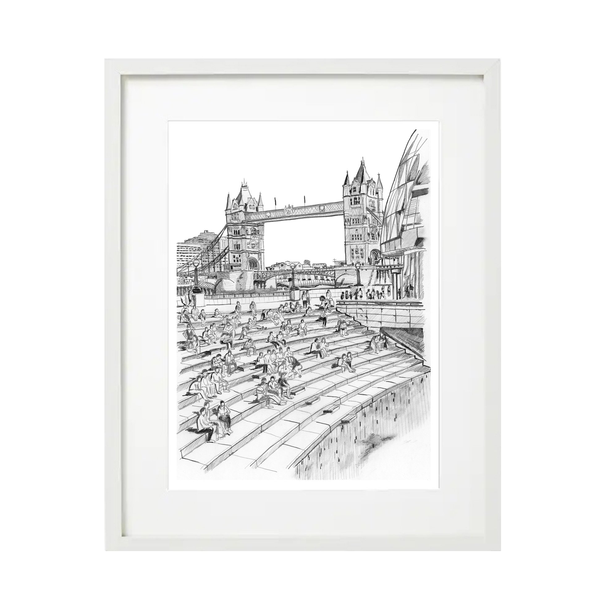London bridge drawing easily step by step | Pencil art step by step easy |  Mustak Drawing. - YouTube