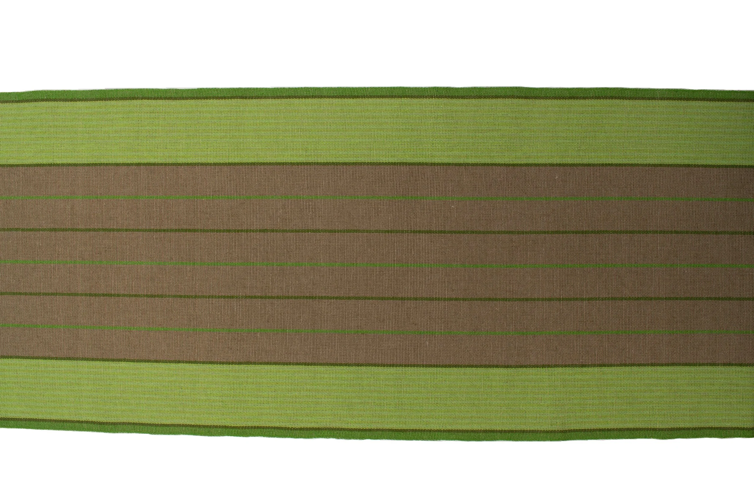 Mint table runner | Mint Green and Brown Table Runner