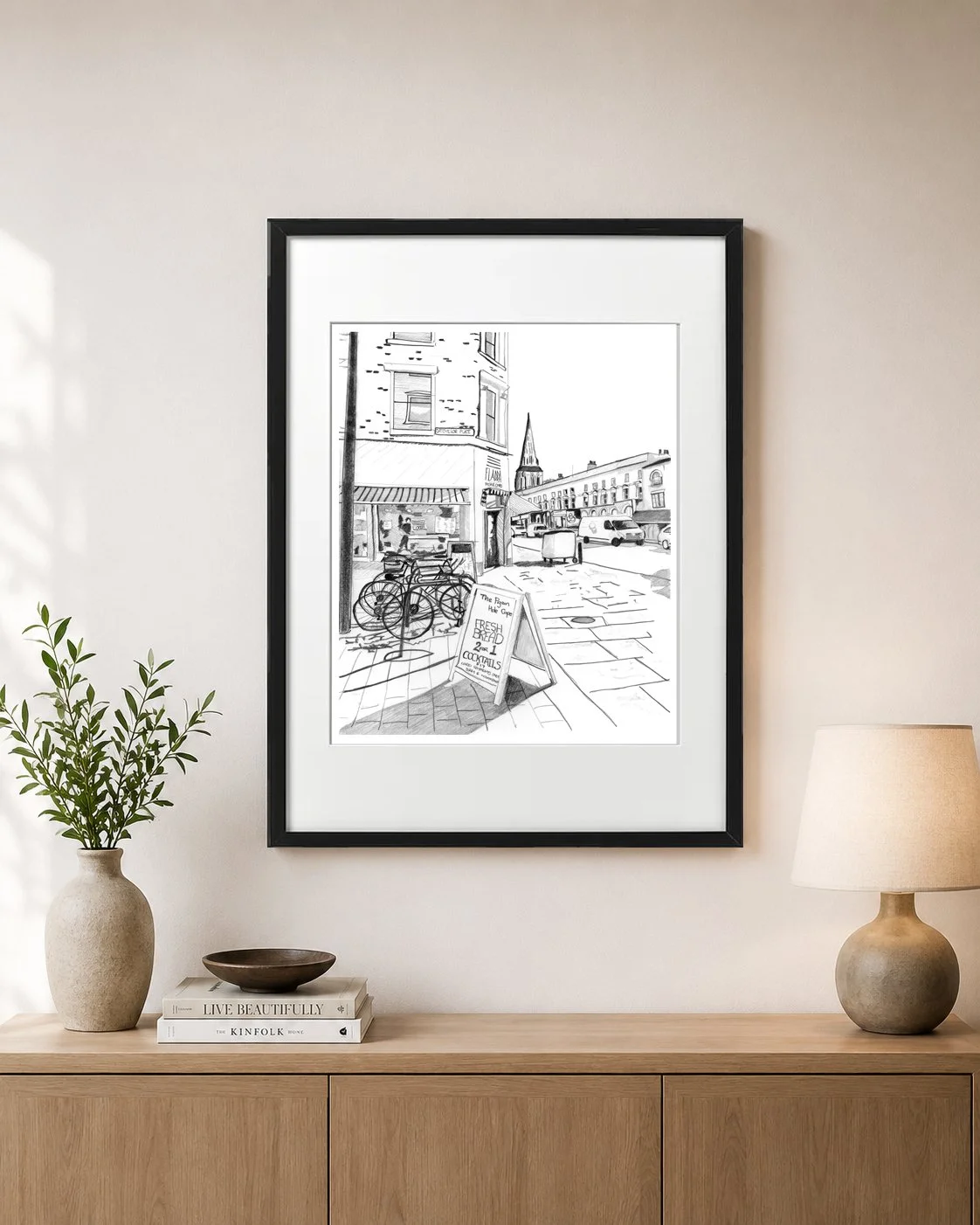 Camberwell Pencil Drawing of High Street Art.jpg