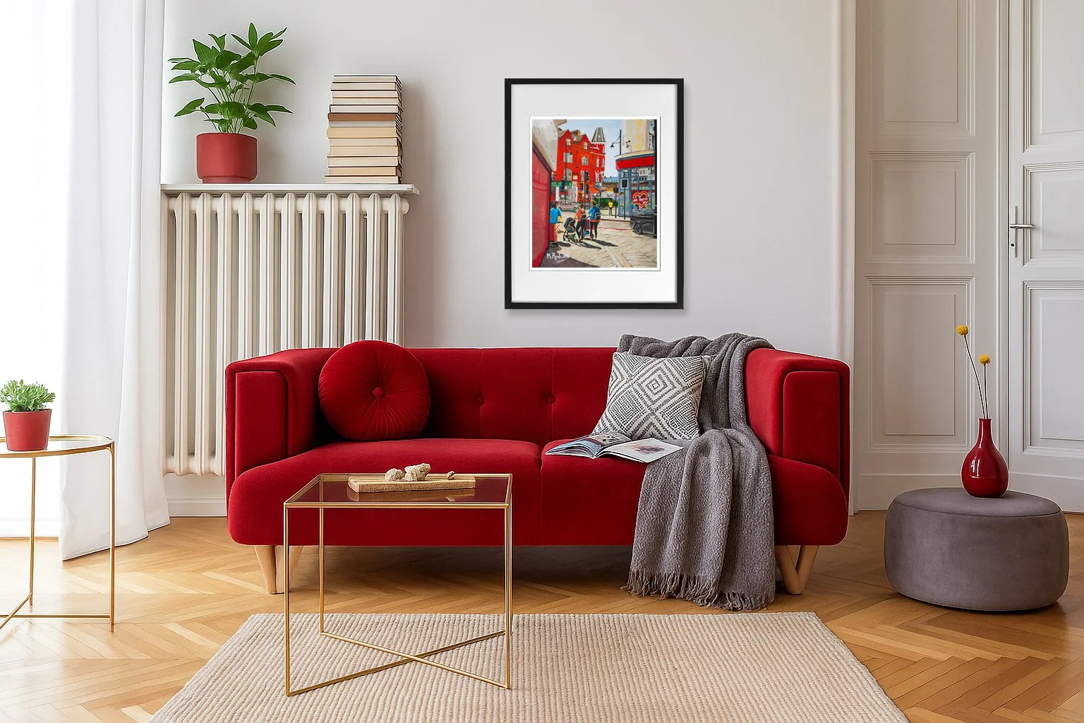 Brixton London Print Livingroom Design Ideas