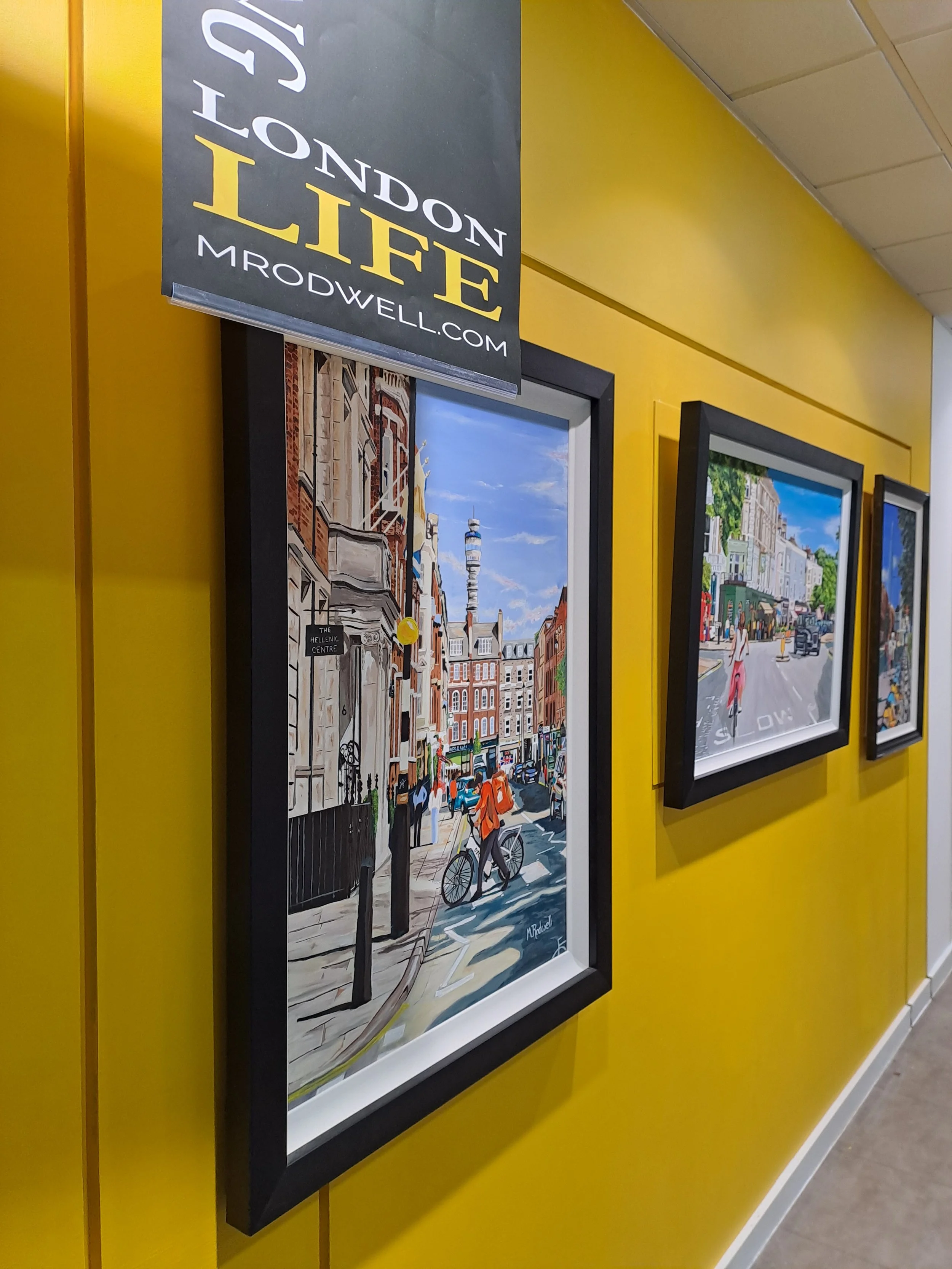 Capturing London Life Promotional Sign