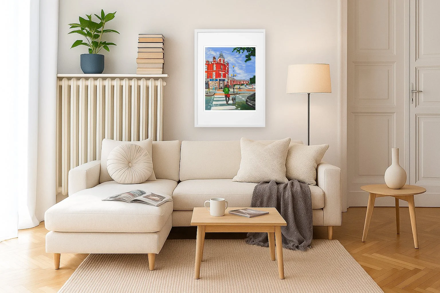 East Dulwich Goose Green Man Walking Dog.jpg