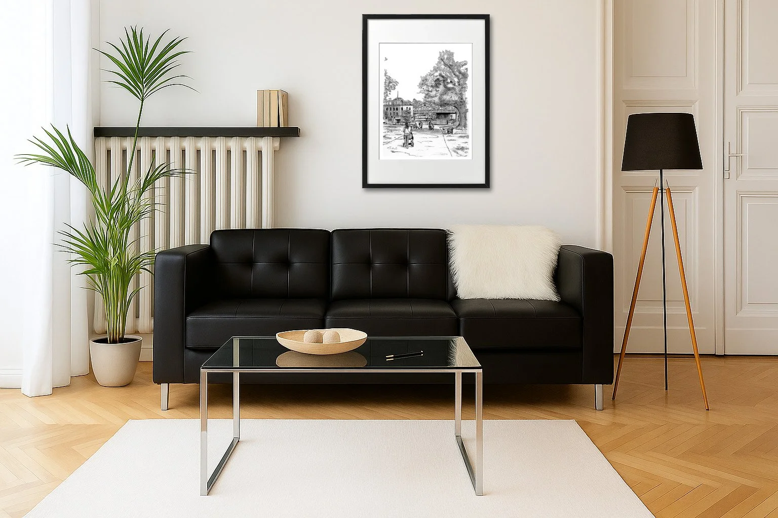 Herne Hill Pencil Print Framed Wall Art.jpg