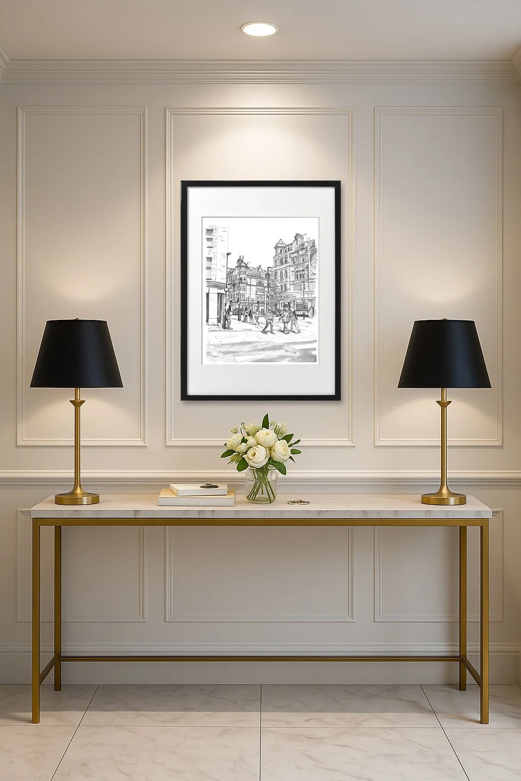 Marylebone High Street Wall Art Hallway.jpg