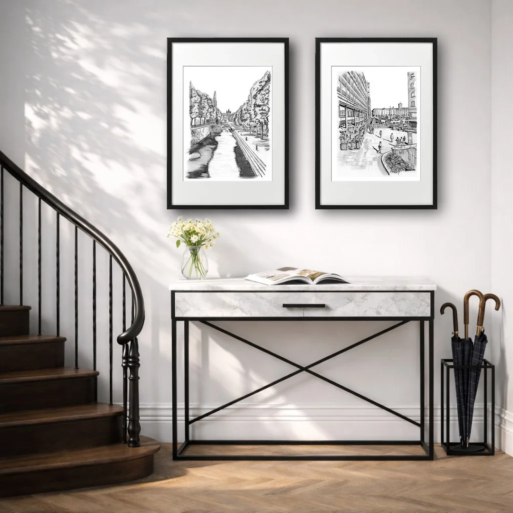 Ornamental Canal St Katharine Dock Prints Hallway 2026.jpg