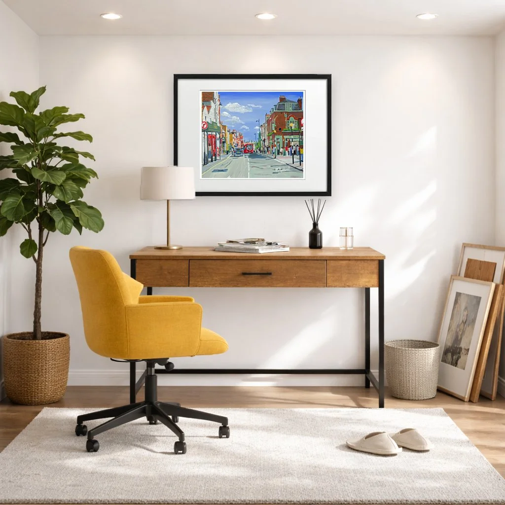 Highgate High Street - Framed Print Home Interior Ideas