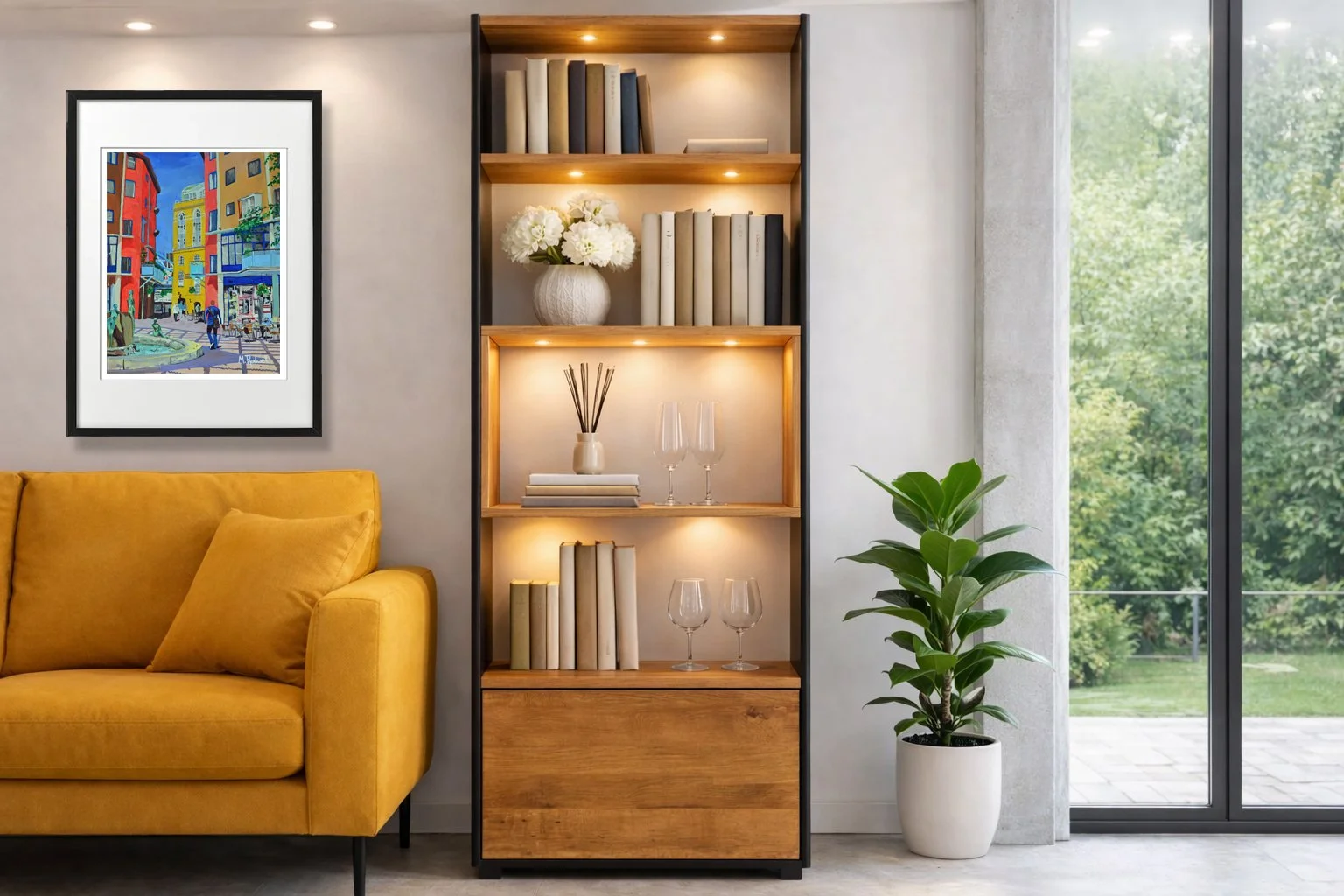 Courage Yard, Shad Thames London Print Home interior Inspiration