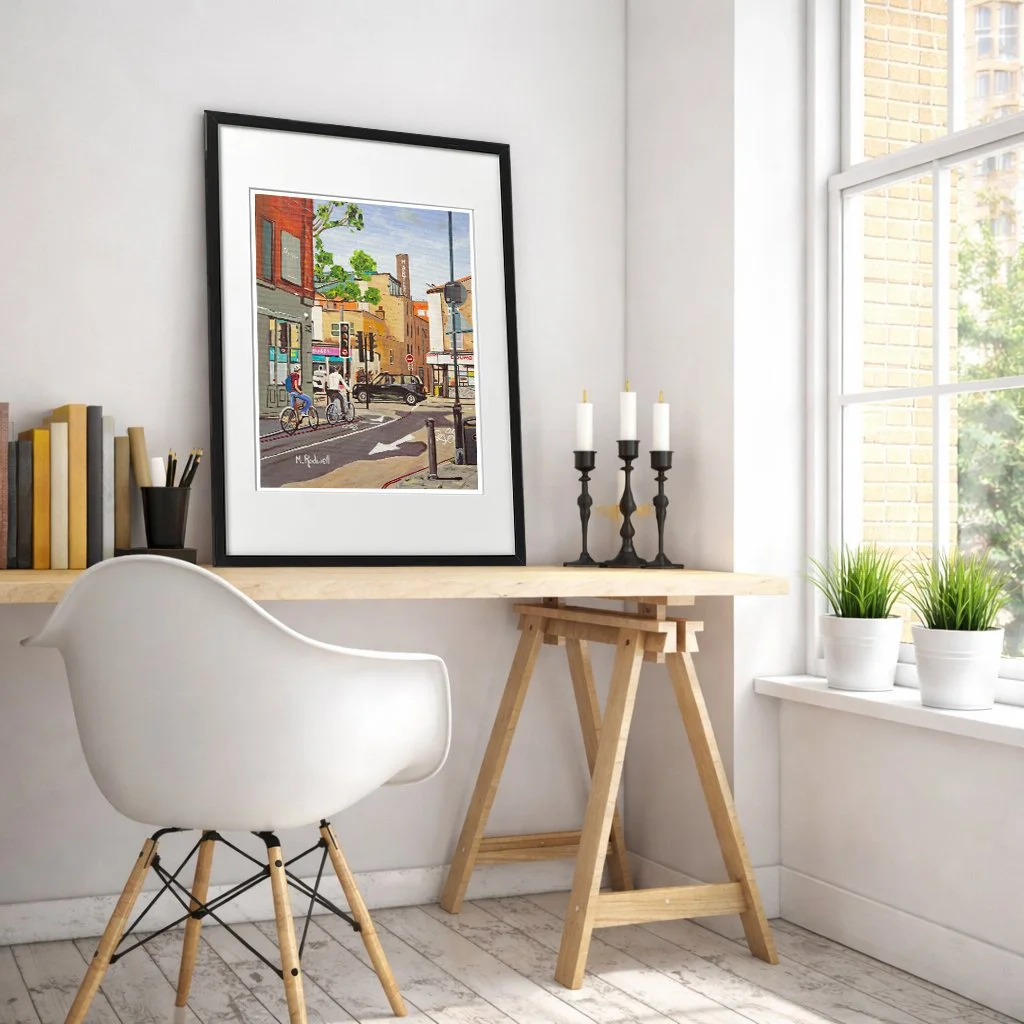 Hartleys Jam Factory London Print - Home Office Display