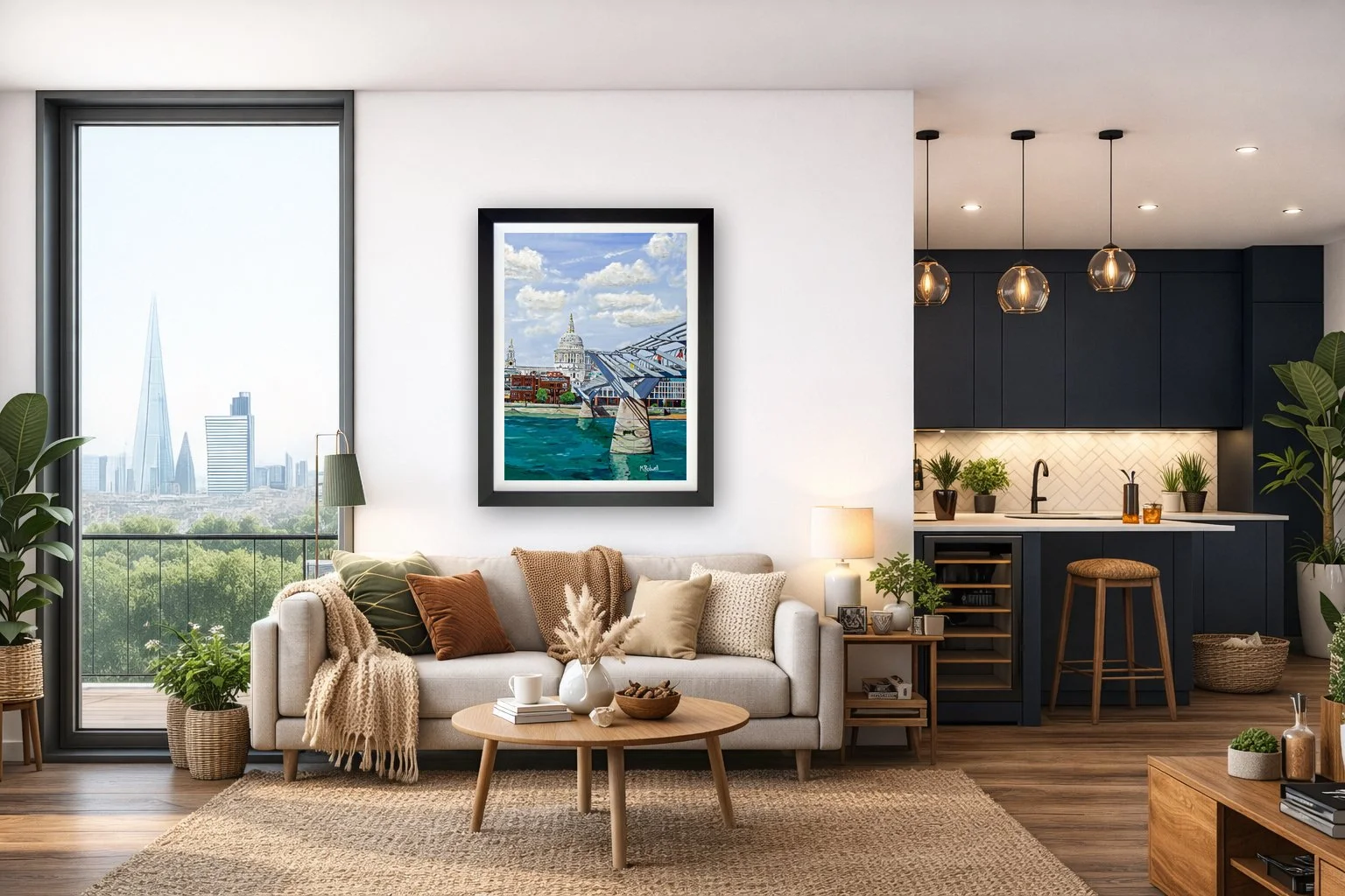St Paul's Cathedral, Original Painting for Sale.  Luxury Home Ideas
