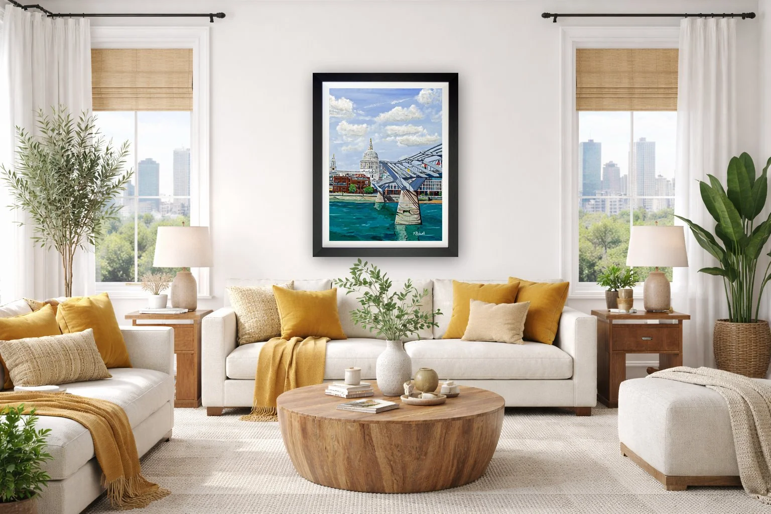 Artwork that compliments a Modern Home