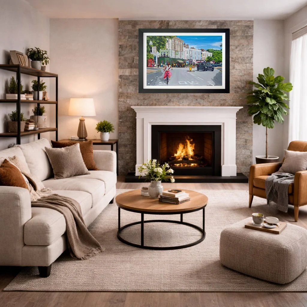 Luxury living with gorgeous artwork