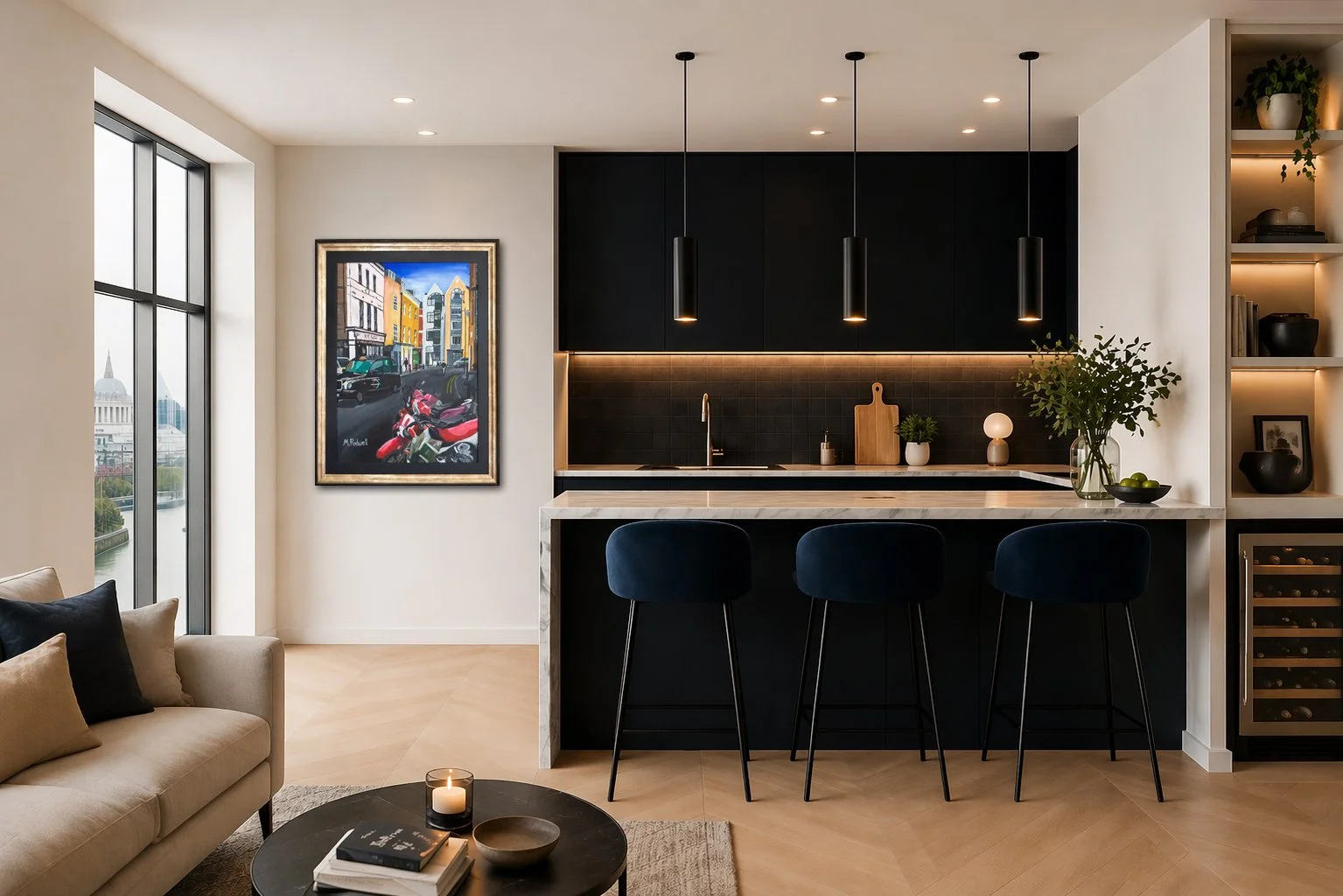 Morocco Street Bermondsey - London Studio Apartment with Art