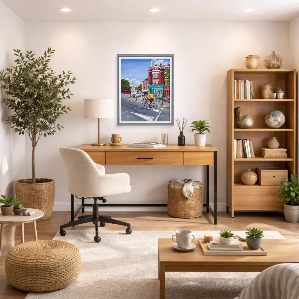 Blackheath Canvas Painting, Home Office Artwork For Sale