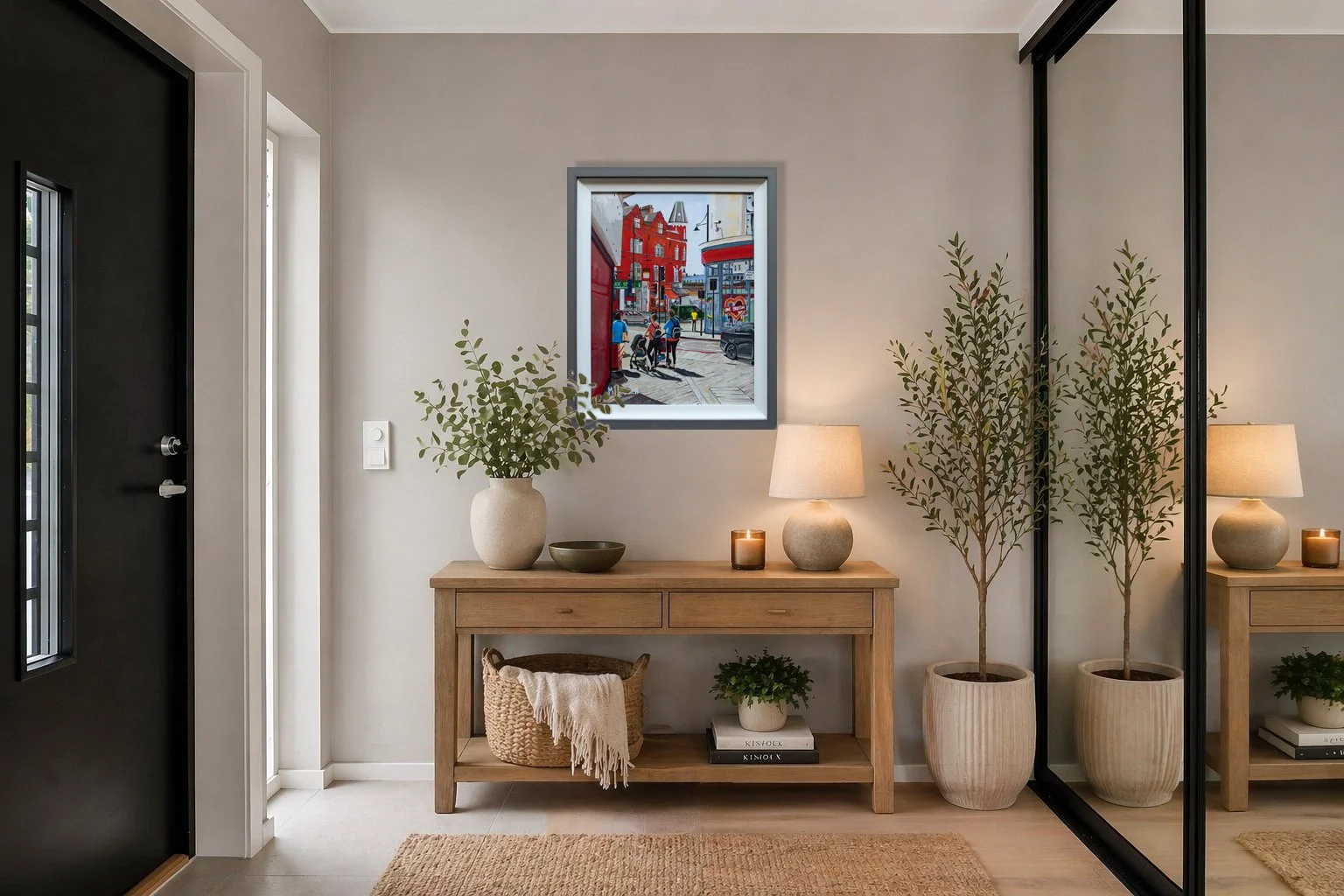 Brixton Artwork - Acrylic on Canvas Board. 