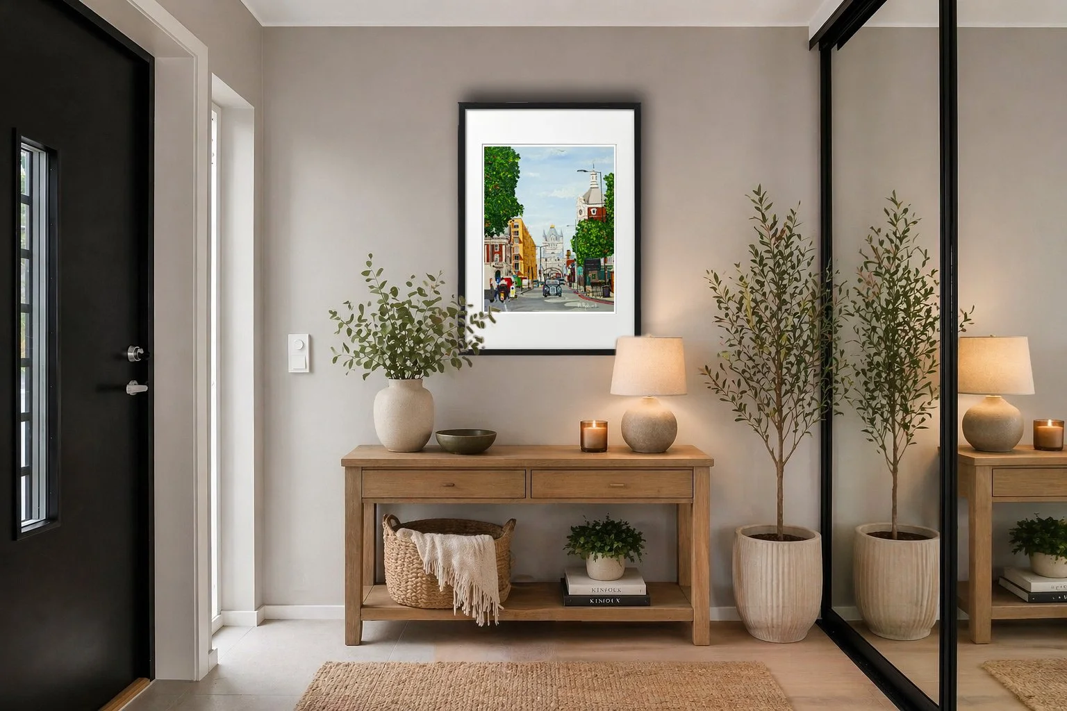 Tower Bridge Road London Print - Decorating Hallway Ideas