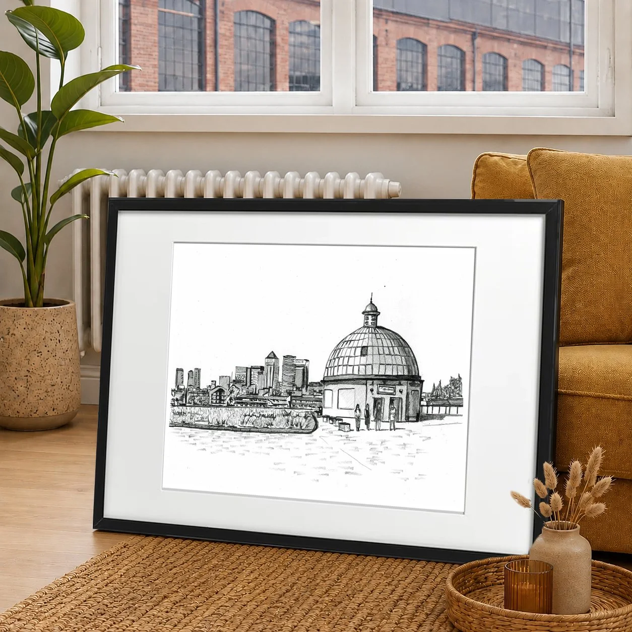 Greenwich Foot Tunnel Pencil Print London.jpg