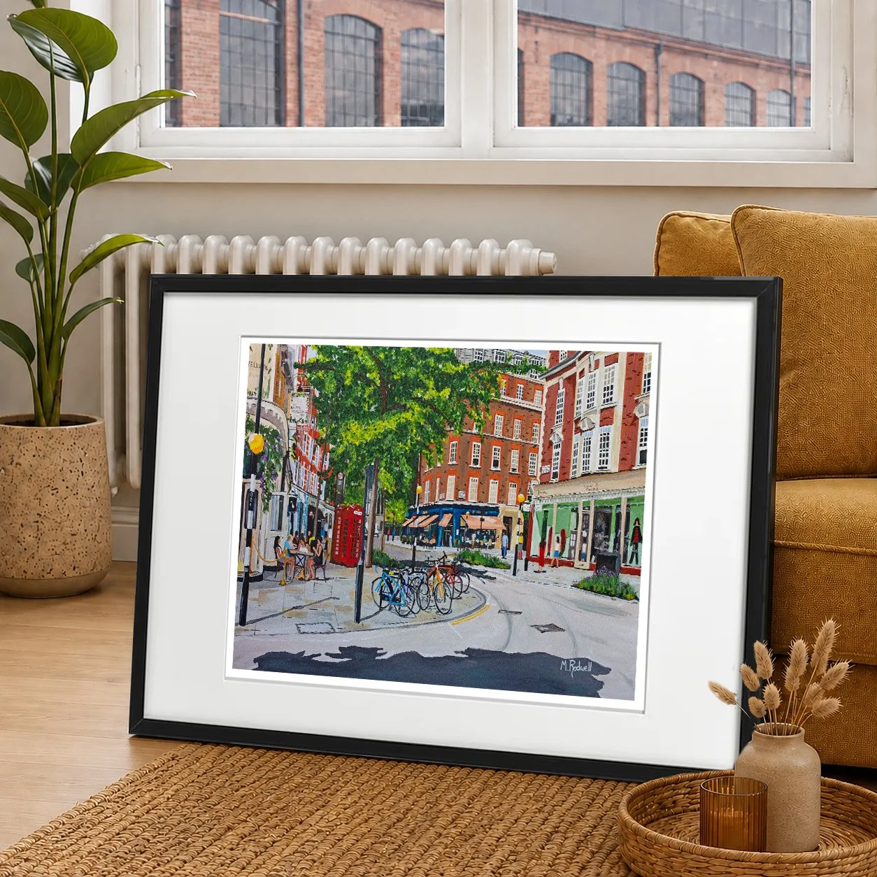Marylebone High Street Colour Print by Magnus Rodwell