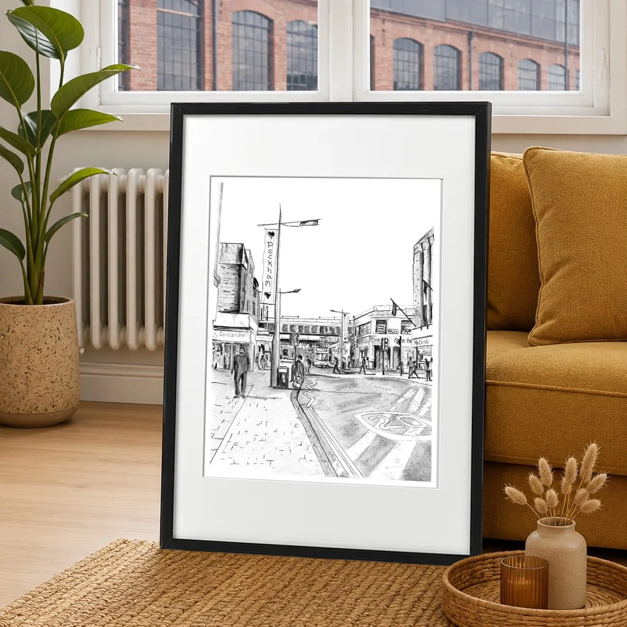 Peckham High Street Framed Print