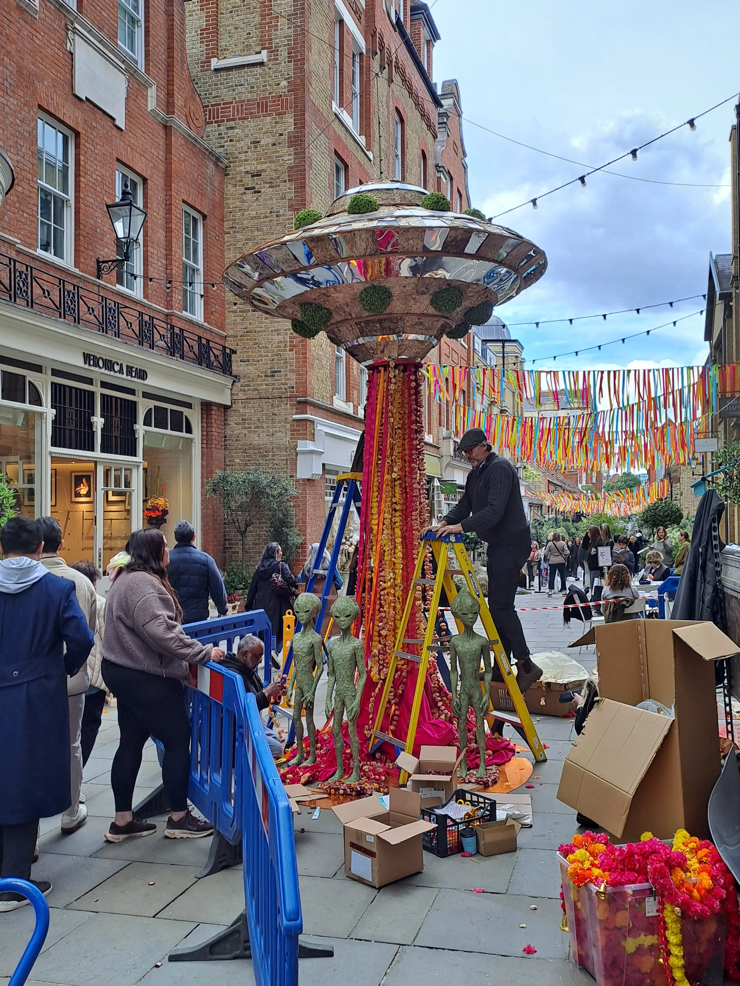 Chelsea Space Ship Art Installation