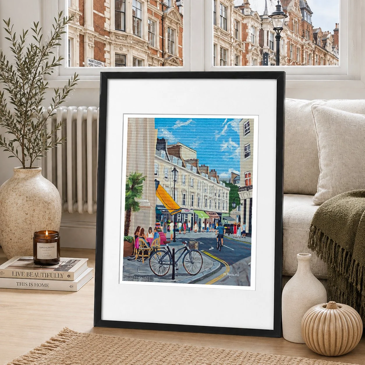 Interior Design Solution Painting of Maida Vale, Modern London Home Artwork