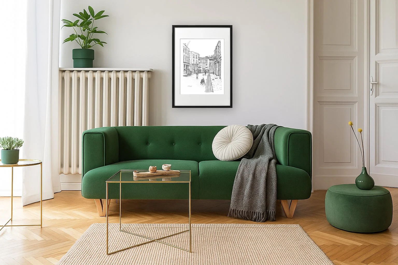 Park Street Borough Market Pencil Print London Wall Art