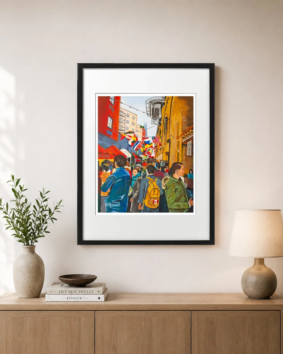 Maltby Street Market Print Black Frame.jpg