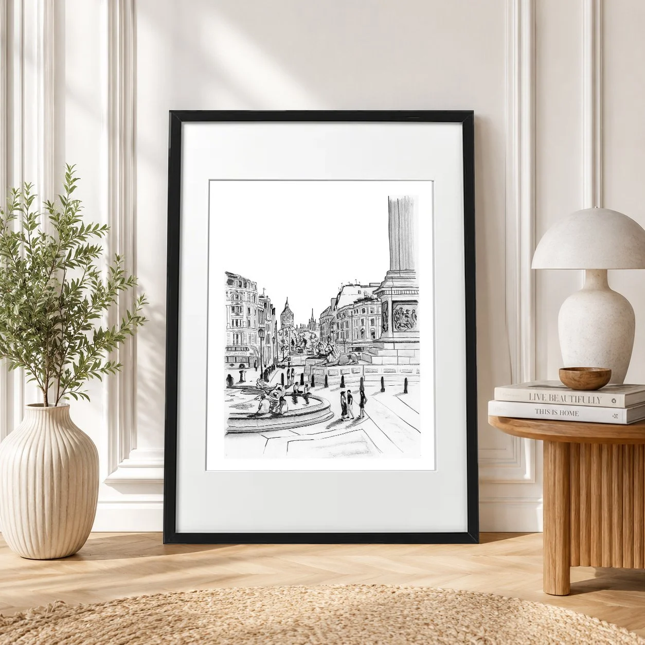 Trafalgar Square Pencil Print Wall Art.jpg