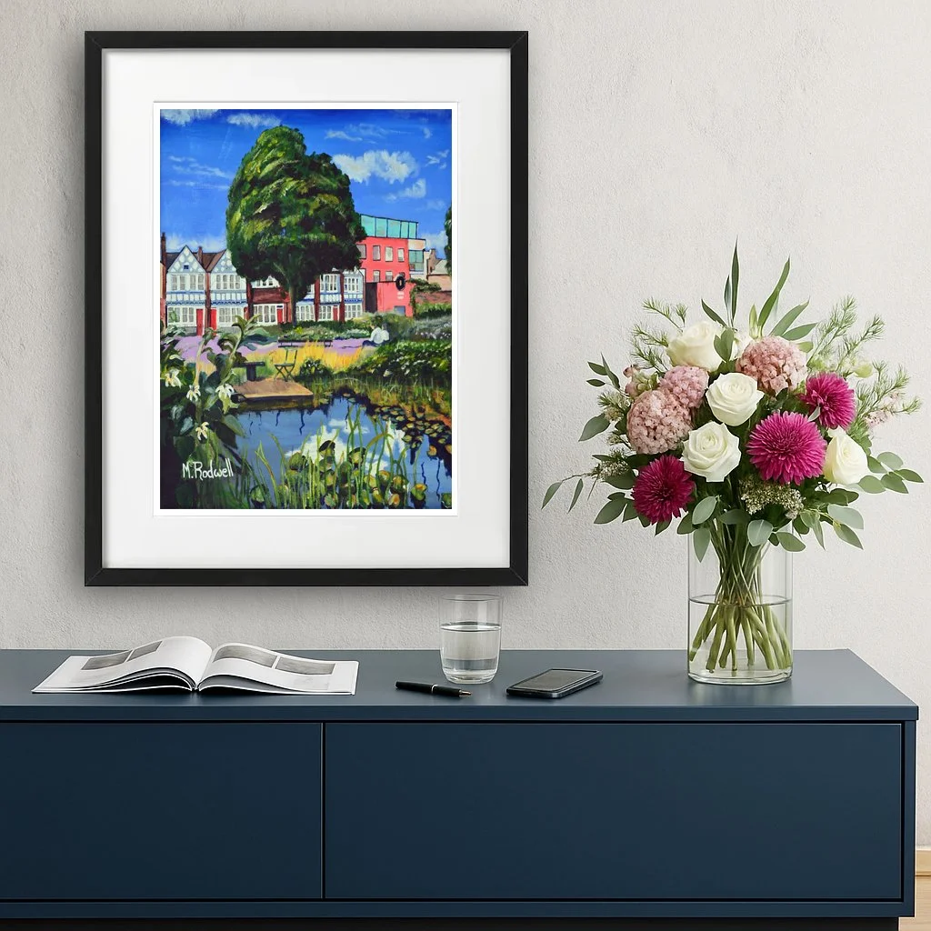 Red Cross Gardens Borough London Park Illustration Artwork