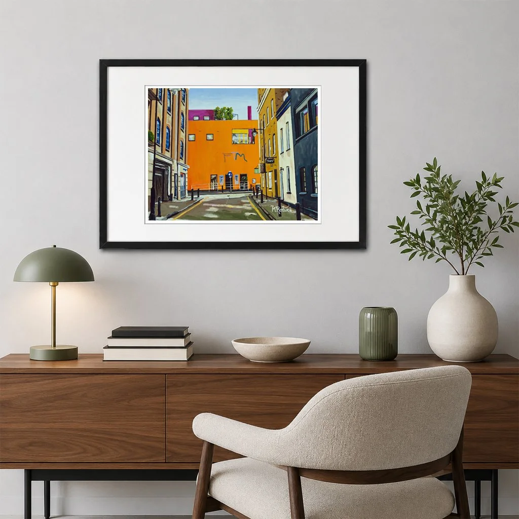 Fashion and Textile Museum Print London Street Illustration by M.Rodwell.jpg