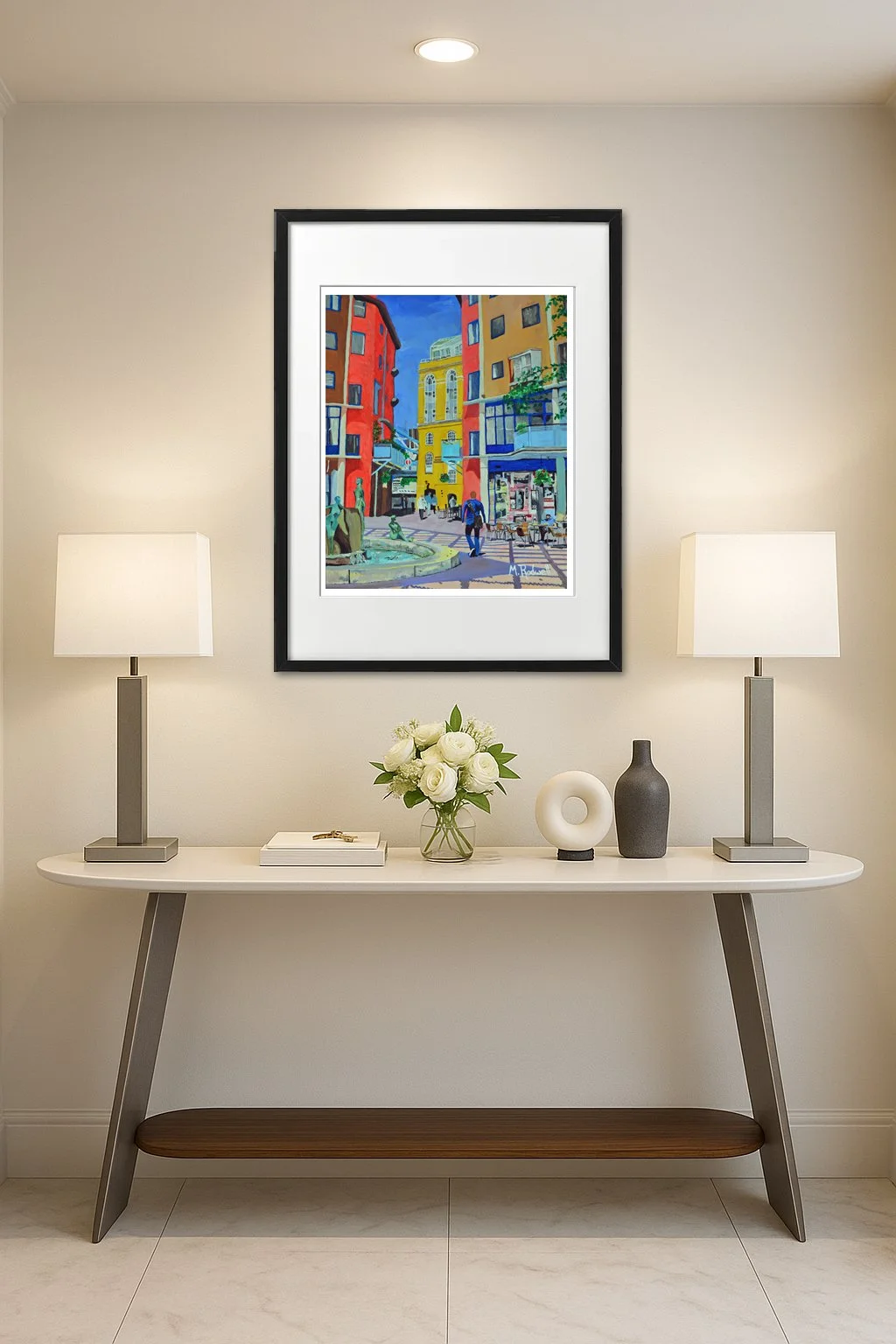 Courage Yard London Wall Art Hallway