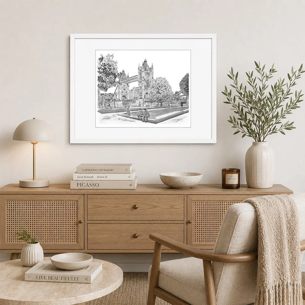 Tower Bridge Pottersfield Park White Frame.jpg