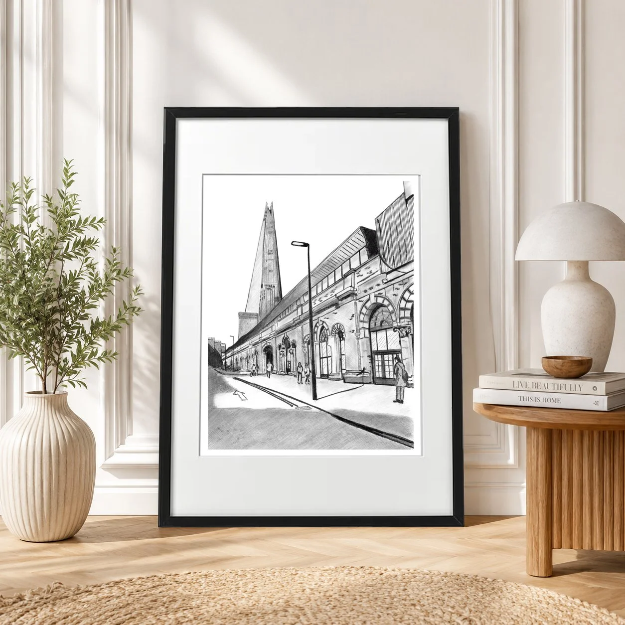 Shard Pencil Print London Bridge Print Artwork.jpg