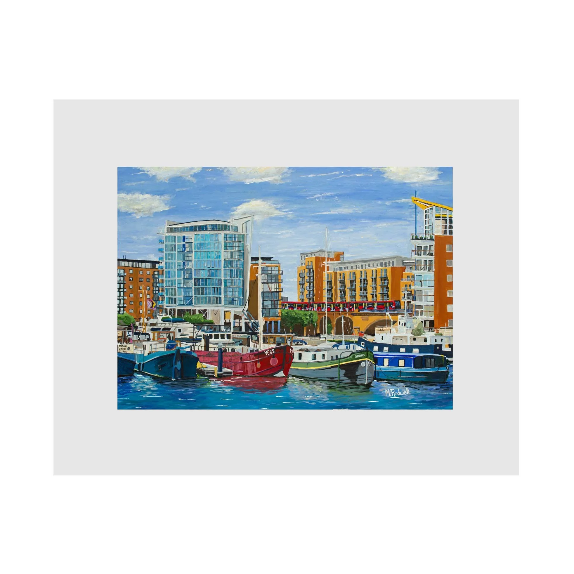 Limehouse Basin Artwork for sale London