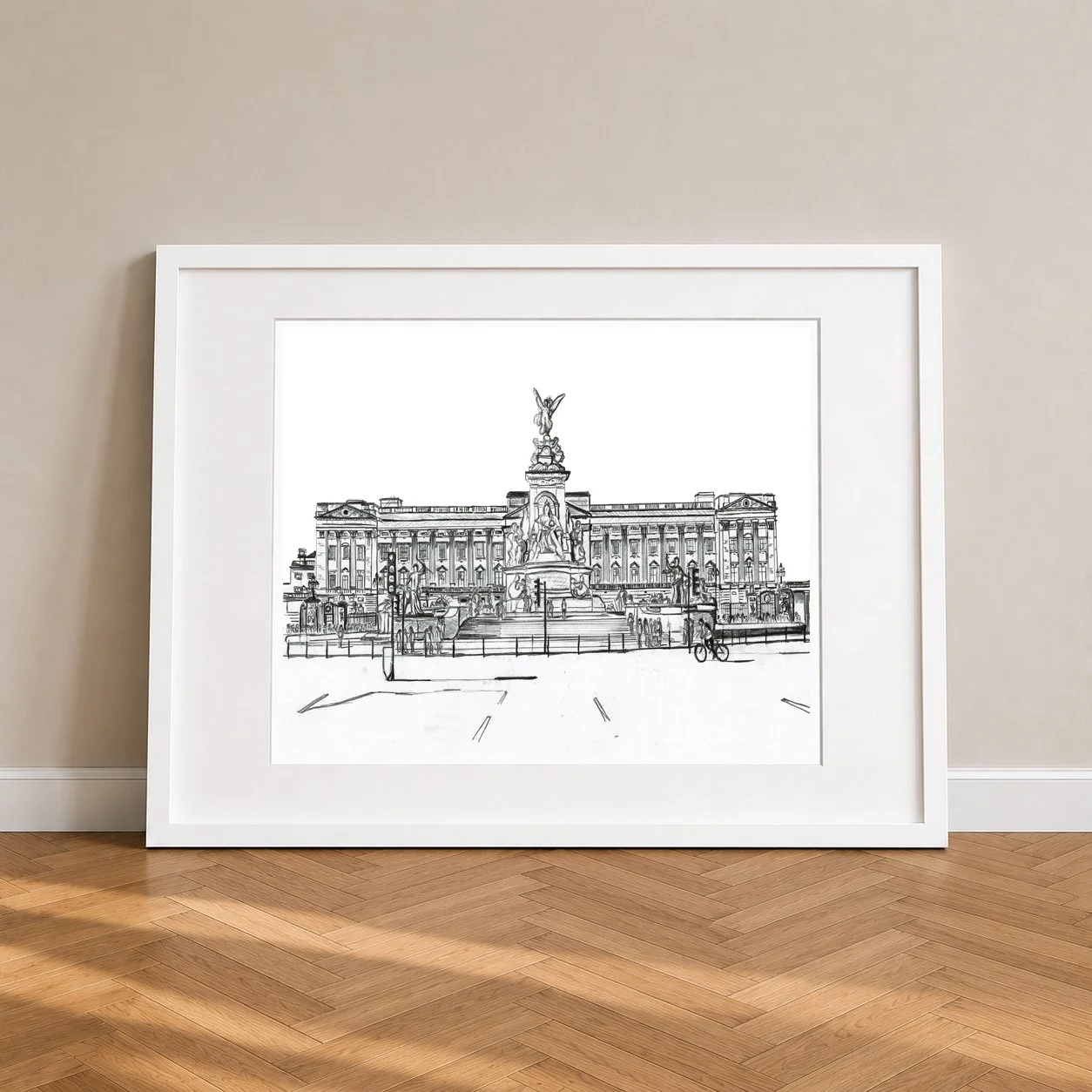 Buckingham Palace Pencil Print Frame.jpg
