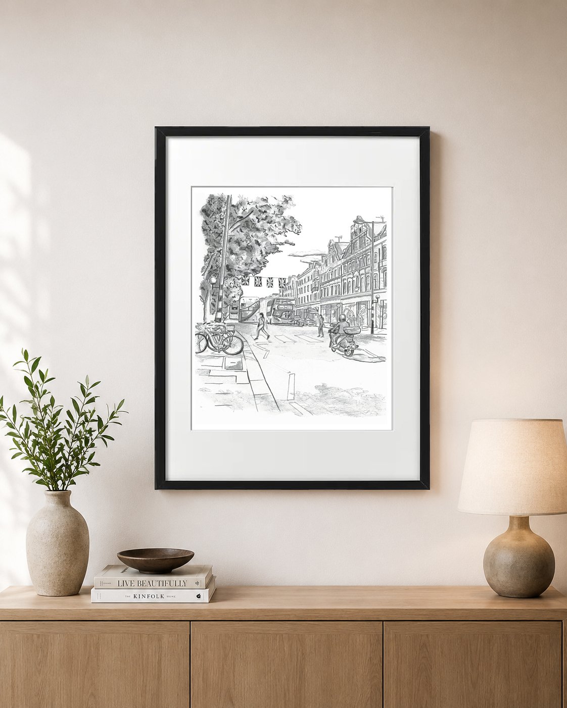 Kings Road Chelsea Pencil Drawing.jpg