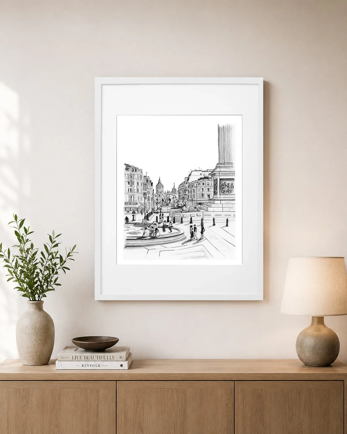 Trafalgar Square London Print wall Art.jpg