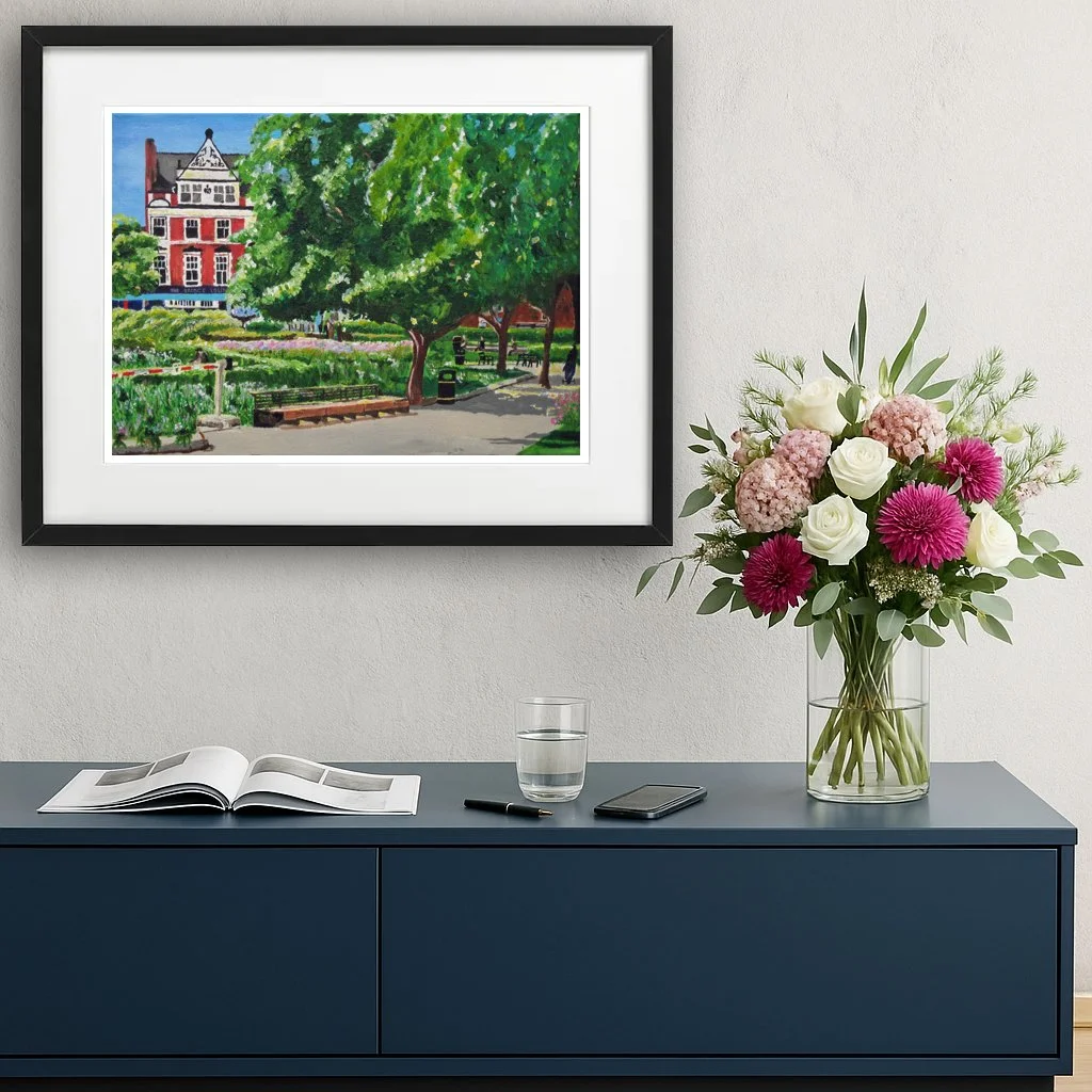 Potter's field Park Bermondsey London Illustration Wall Art