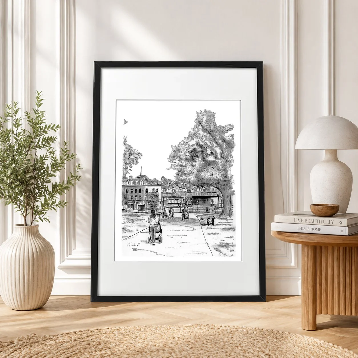 Brockwell Park Pencil Print.jpg