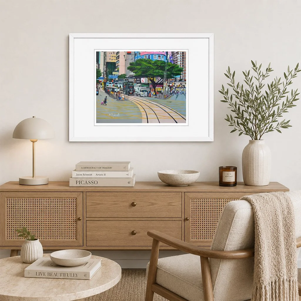 Wan Chai Hong Kong Print Street Impressionist Artwork.jpg