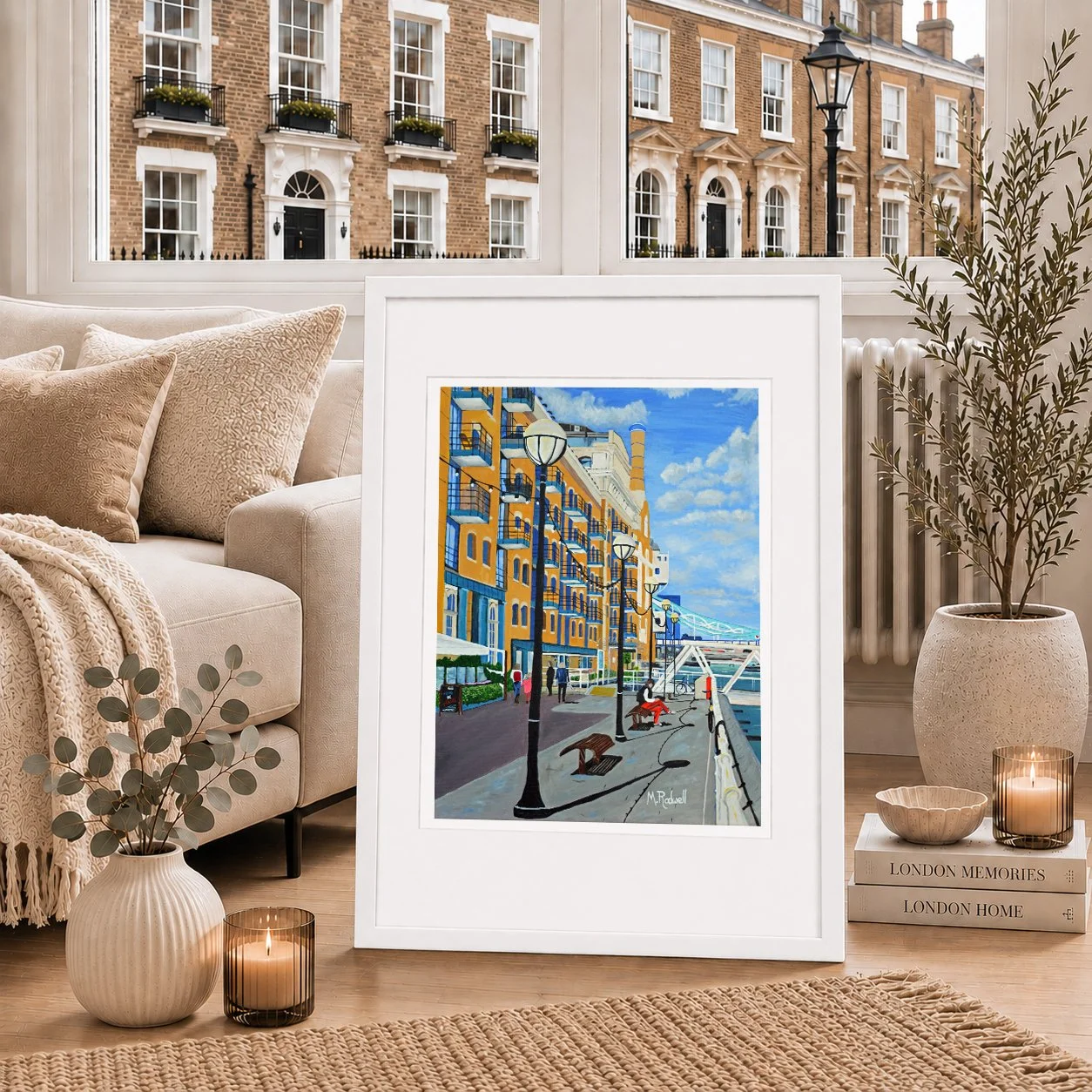 Butlers Wharf Shad Thames Print Framed.jpg