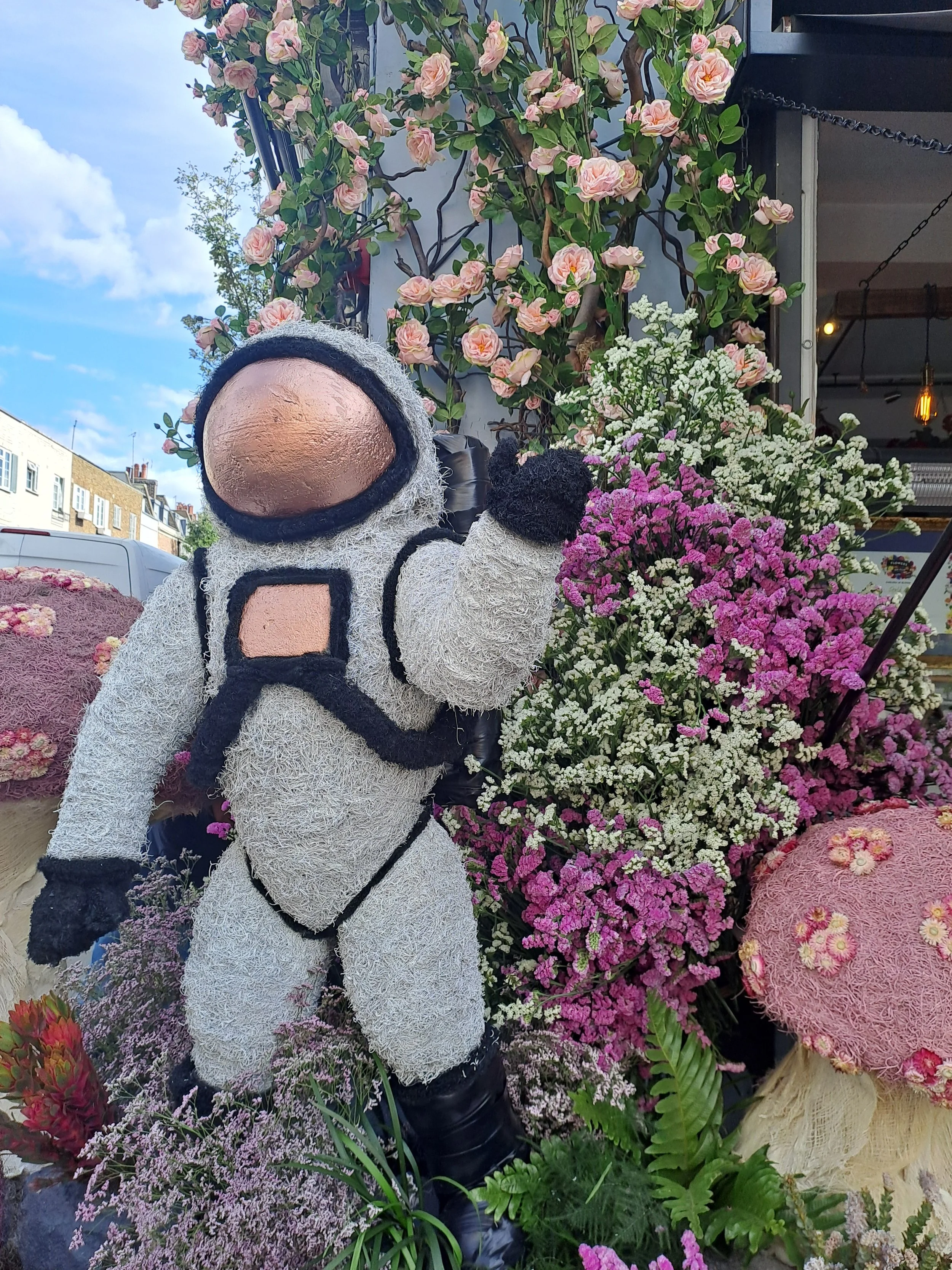 Space Man Floral Display Kings Road Chelsea