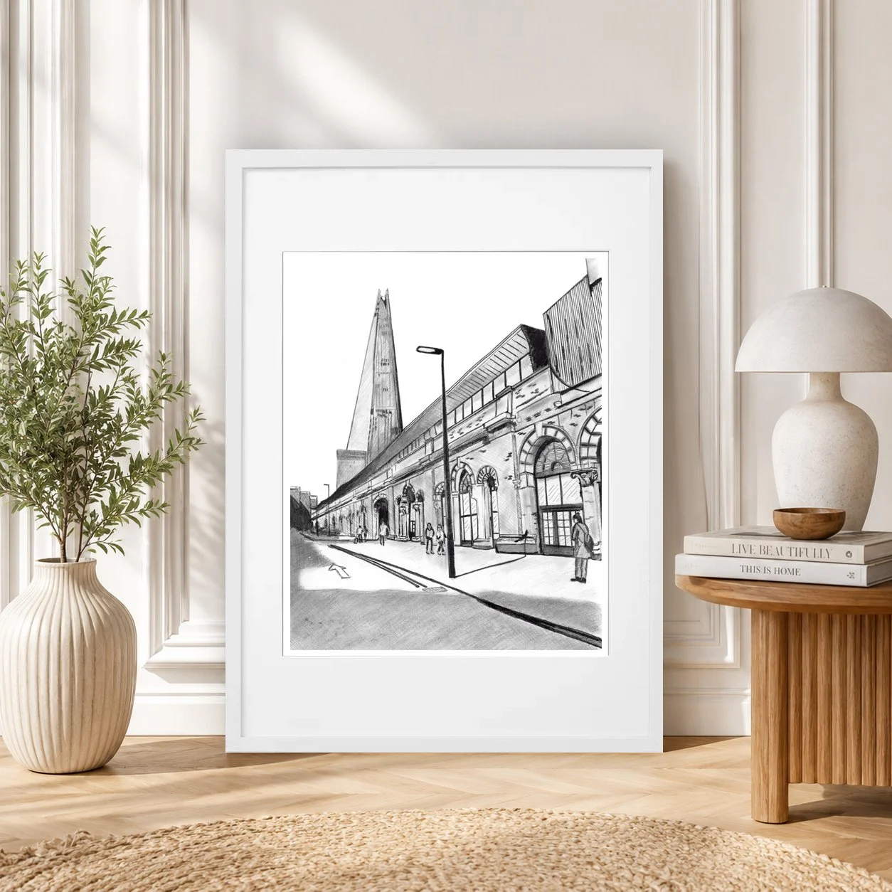 Shard Pencil Print London Bridge Print.jpg