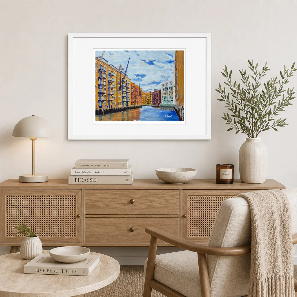 St Saviours Dock Print Street Impressionist Artwork.jpg