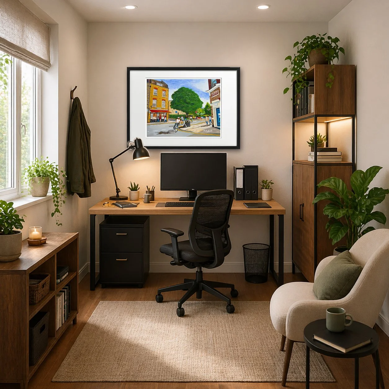 Bermondsey Street Three Cycles.  Home Office Artwork Solutions