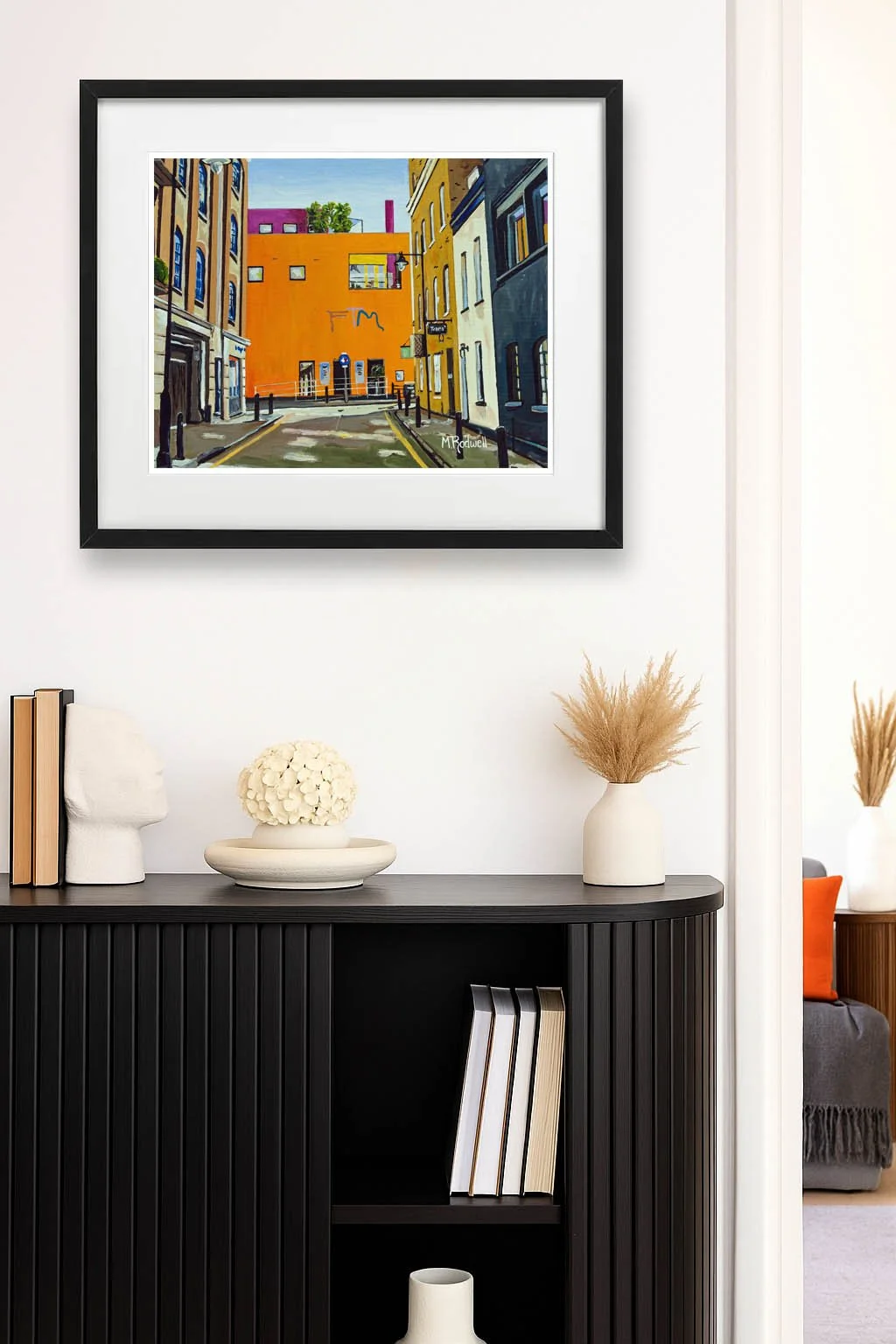 Fashion Textile Museum London Print Framed.  Wall Art Home Décor Solutions