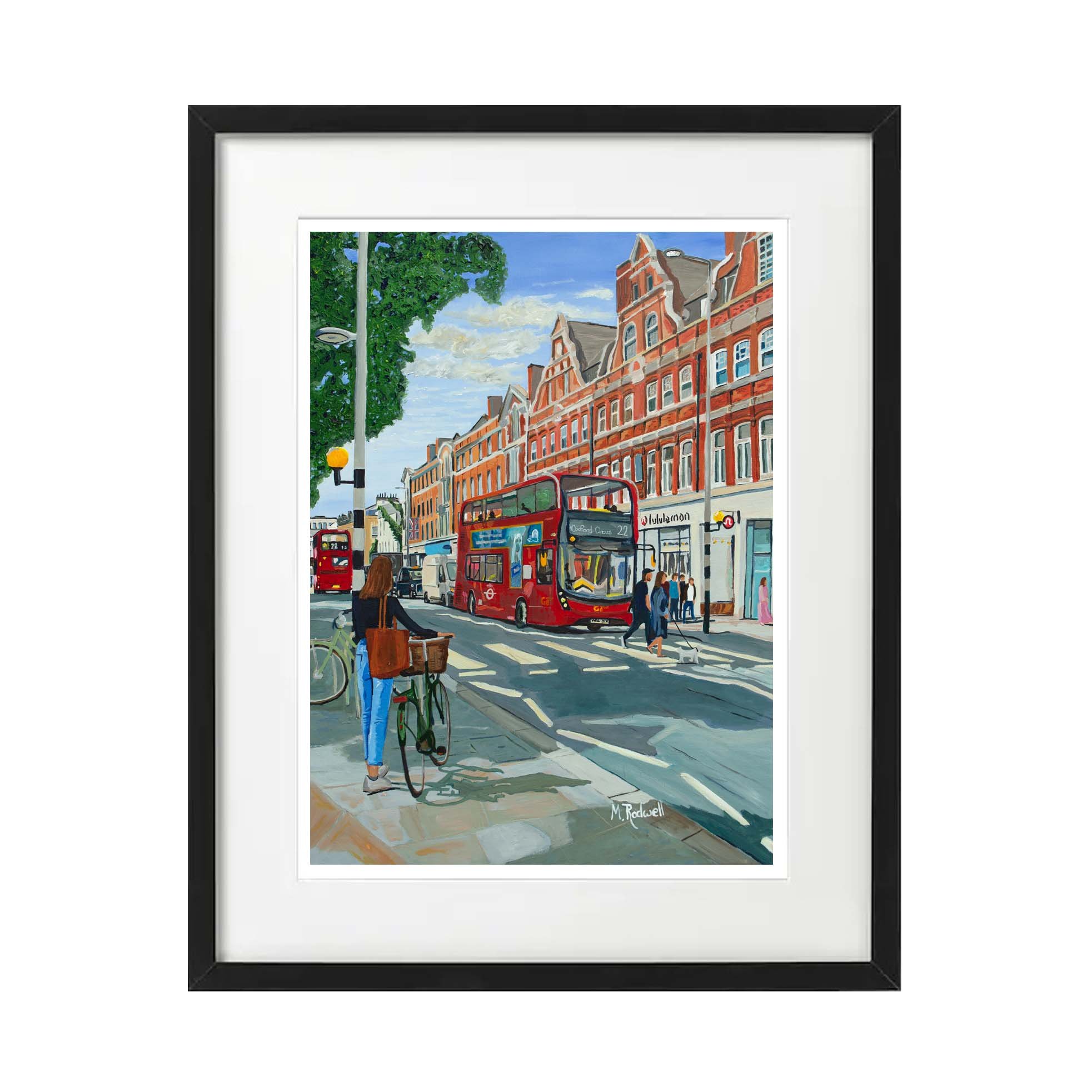Chelsea London Print - Kings Road Illustration by M.Rodwell