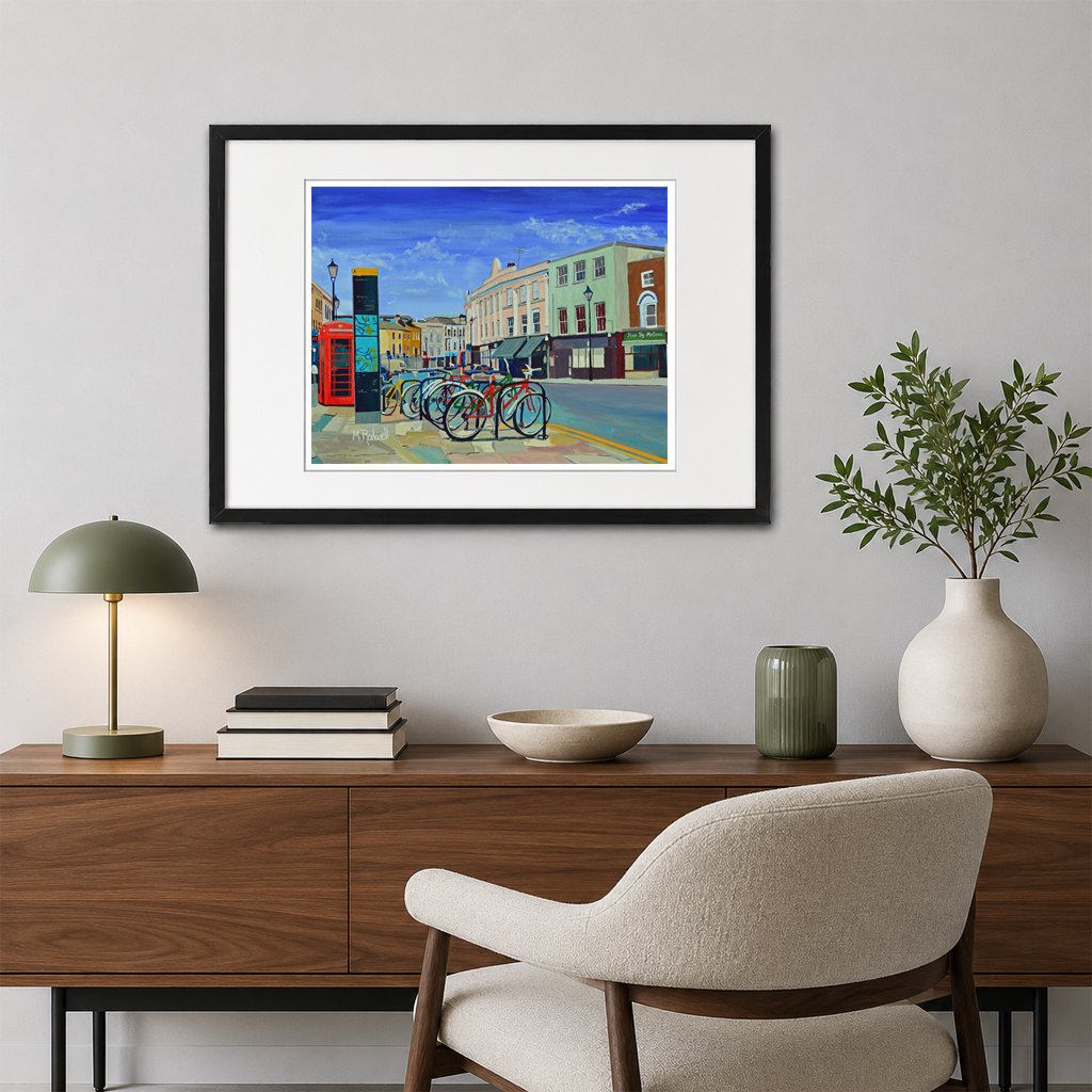 Greenwich High Street Print London Street Illustration Buy Art by Magnus Rodwell.jpg